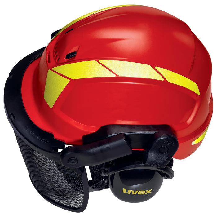 uvex pheos forestry Schutzhelm rot