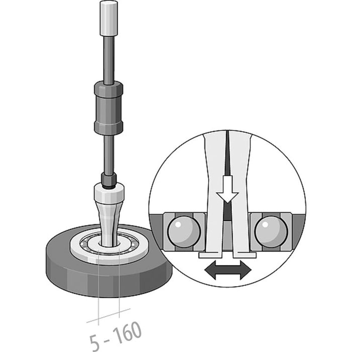 GEDORE Innenauszieher-Sortiment in 2/2 L-BOXX 136 Modul