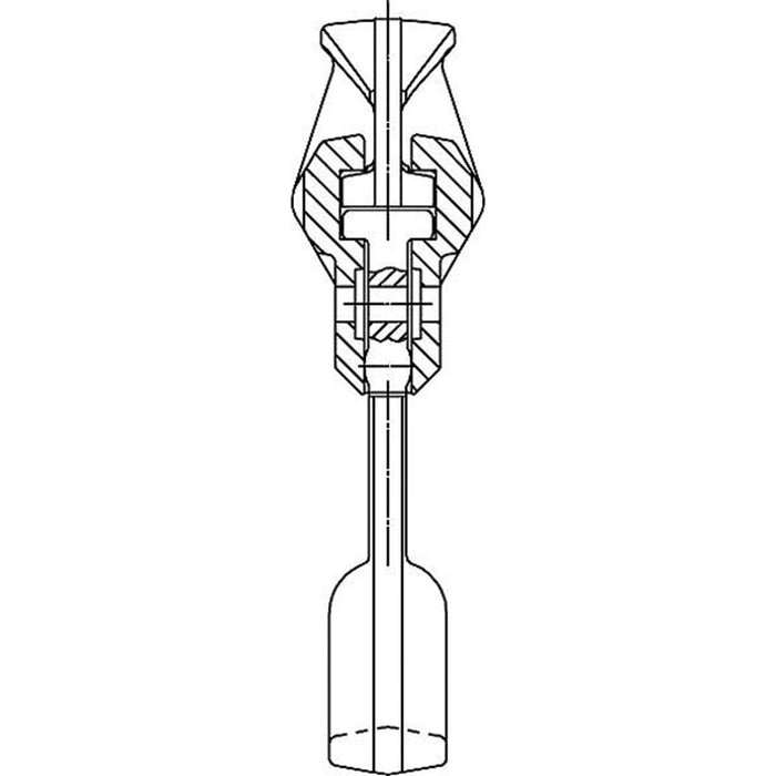 GEDORE Schnellspann-Abzughaken 150 mm