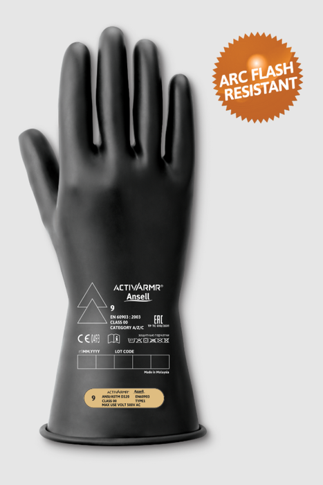ActivArmr Ultraleichte elektrisch isolierende Handschuhe Klasse 00 - R0011BUL