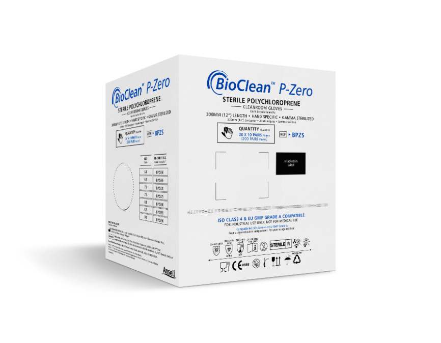 BioClean™ P-Zero BPZS Sterile Polychloropren-Handschuhe