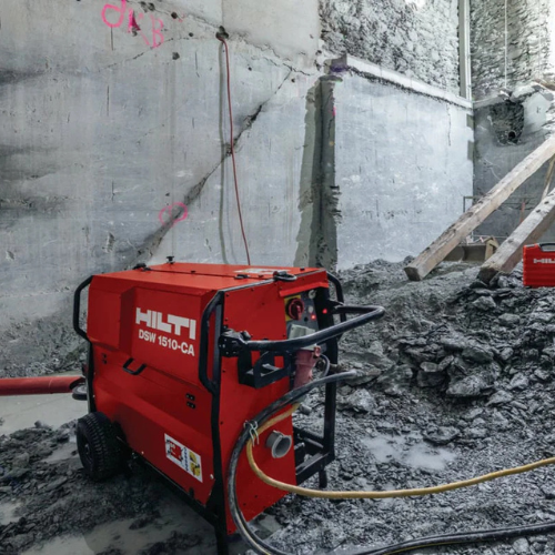 Diamantseil- und Diamantwandsägen