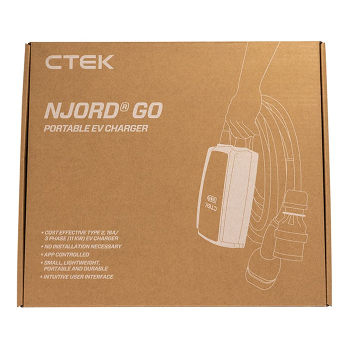 CTEK Njord GO Typ 2 & Wallhanger bundle
