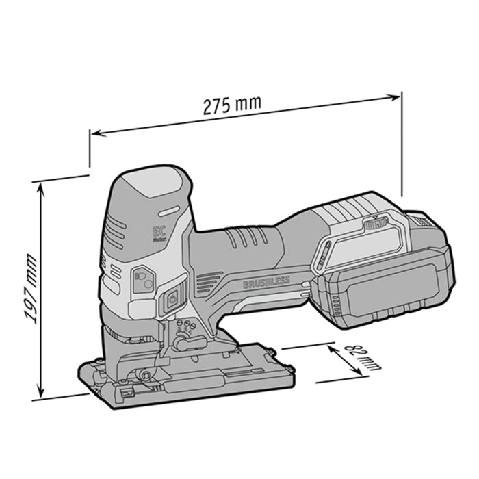 FLEX Akku-Stichsäge JS 18.0-EC C