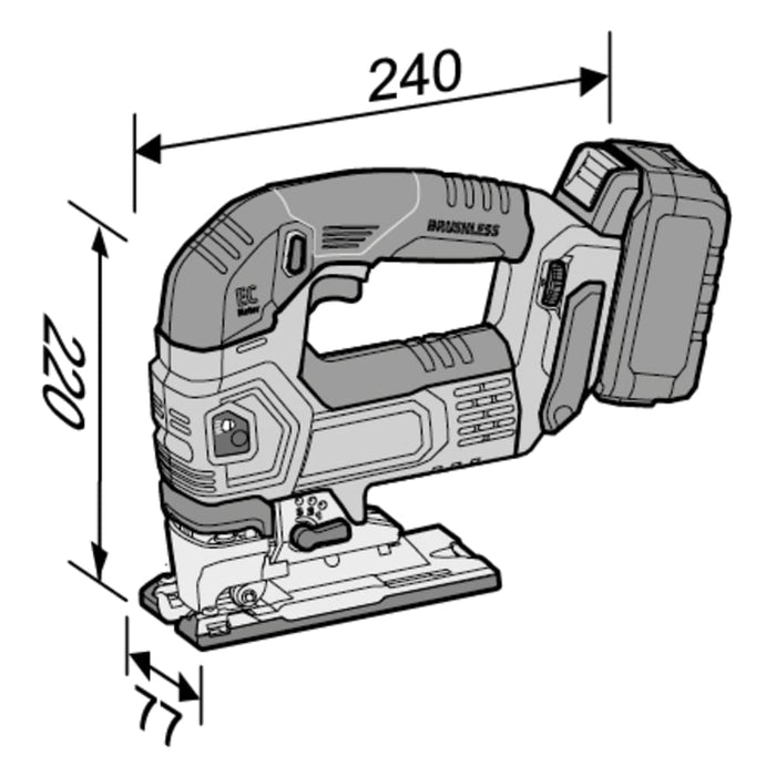 FLEX JSB 18.0-EC C Akku-Stichsäge