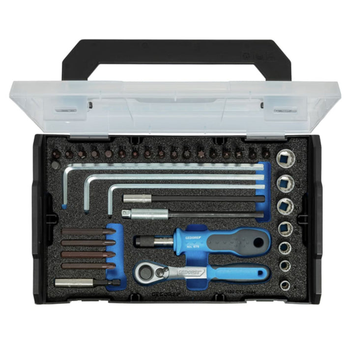 GEDORE Bit-Satz 1/4" FLEX mit Bit-Knarre, 38-tlg