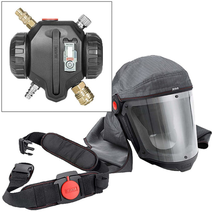 SATA Atemschutz-Set Vision 5000 mit Aktivkohle + EU-Anschluss