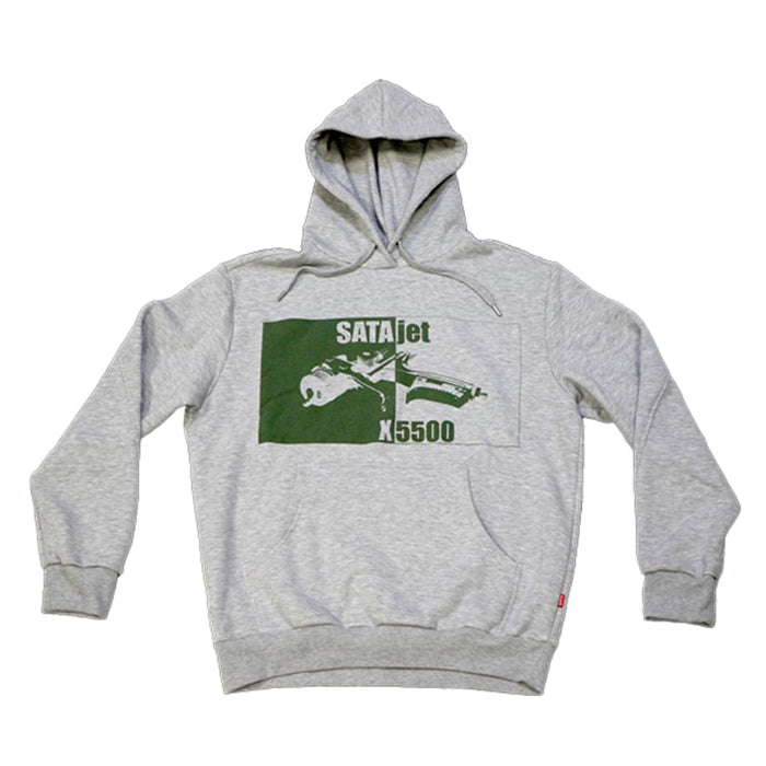 SATA Hoodie grau, Grösse S, 100% Baumwolle, Ausführung SATAjet X 5500