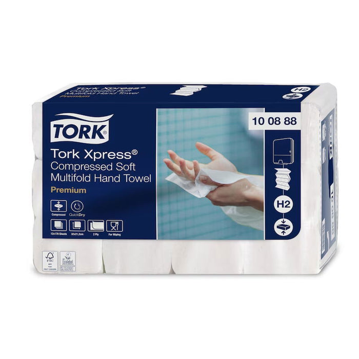 Tork Xpress Komprimierte Weiche Multifold-Handtücher H2
