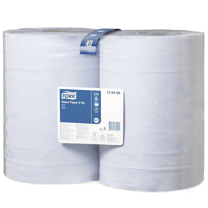 Tork W1 Standard-Papierwischtücher 2-lagig blau