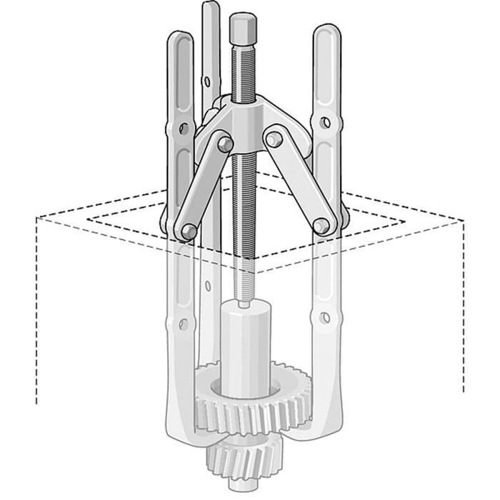 GEDORE Lüfterabzieher 3-armig 150x200 mm