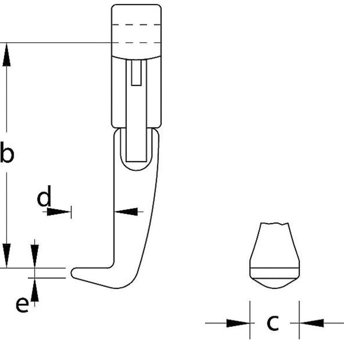 GEDORE Schnellspann-Abzughaken 200 mm