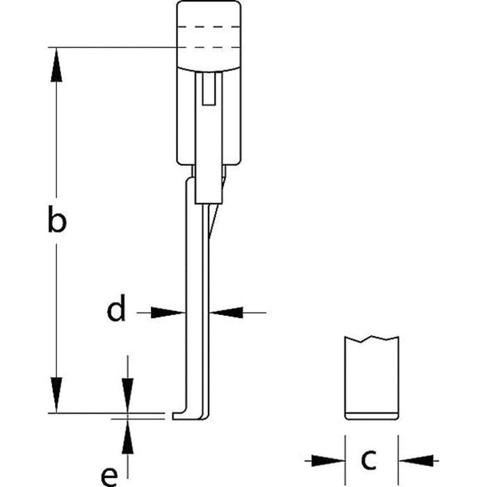 GEDORE Abzughaken mit Schnellspann-Klemmstück 200 mm