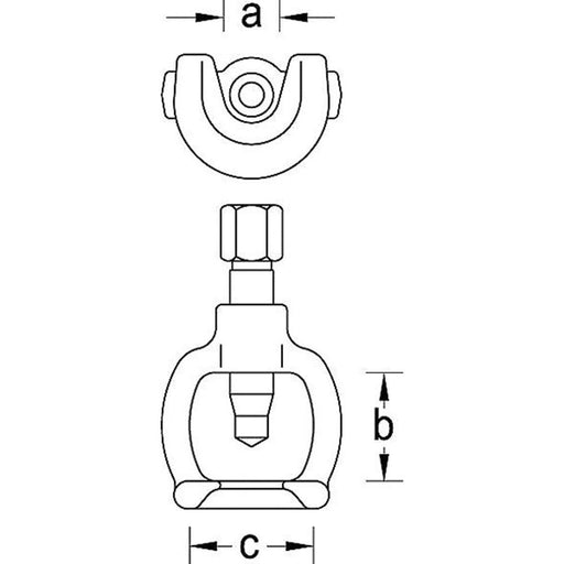 GEDORE Kugelgelenkabzieher 40x80x80 mm - BIV