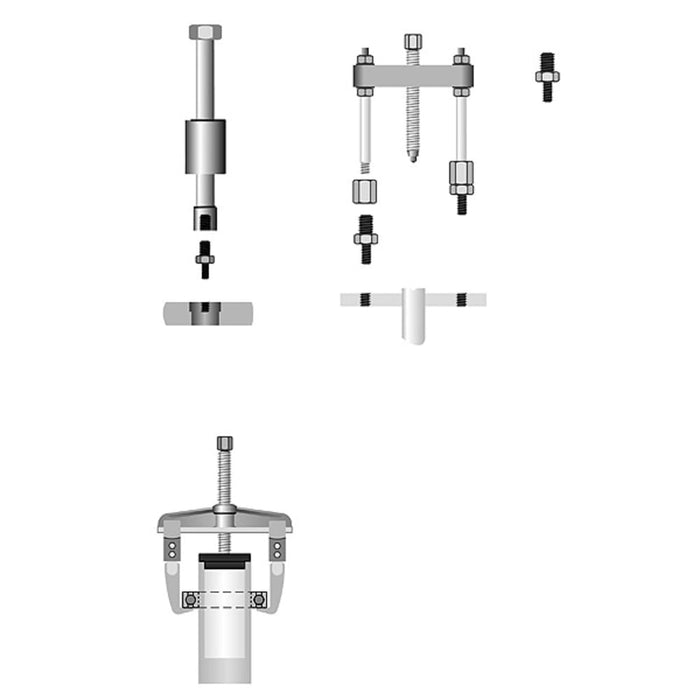 GEDORE Satz Spindeldruckstücke d 25-64 mm