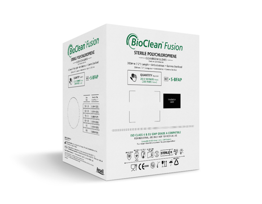BioClean™ Fusion S-BFAP Sterile Polychloropren-Handschuhe - BIV