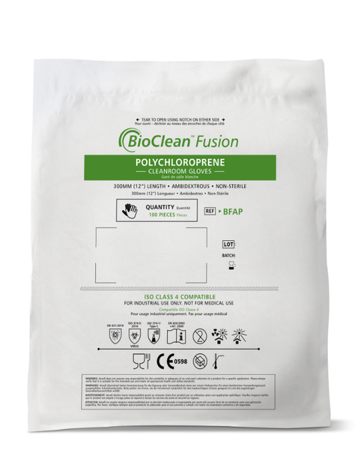 BioClean™ Fusion BFAP Unsterile Polychloropren-Handschuhe - BIV