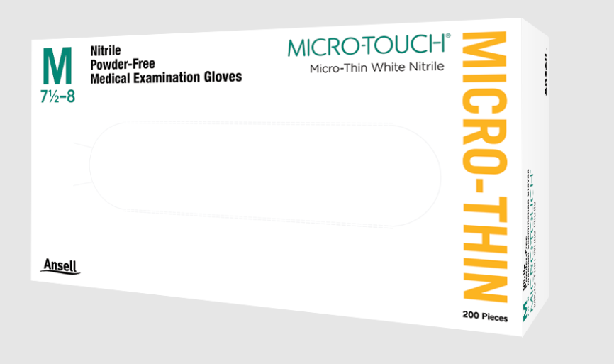 MICRO-TOUCH® Micro-Thin™ White Nitrile