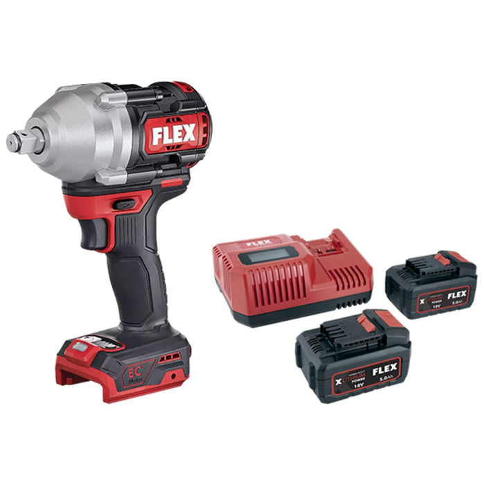 FLEX Akku Schlagschrauber 1/2" IW750 18.0-EC-C + P-Set 55R