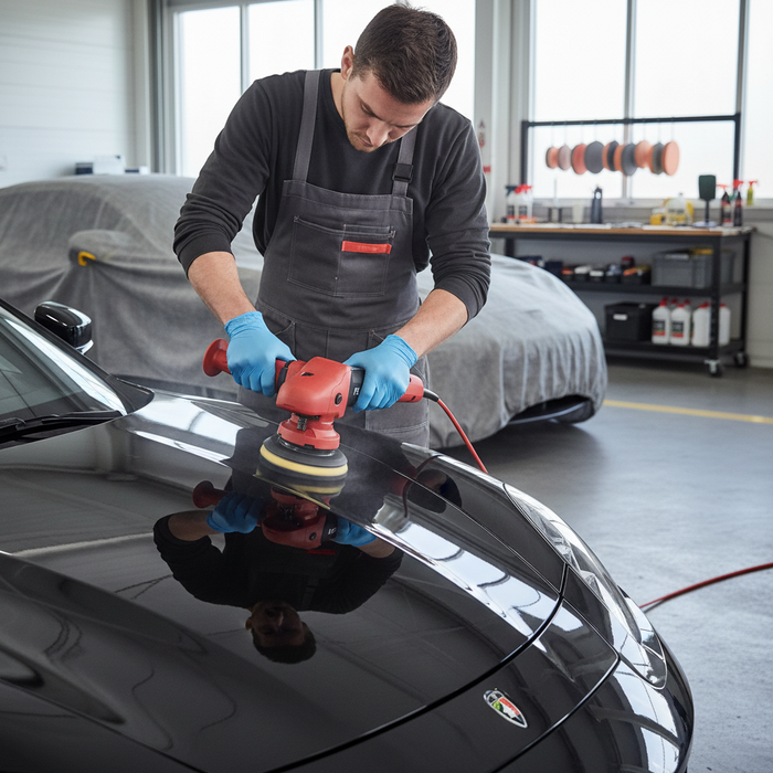 FLEX PE 14-3 125 polisher with model