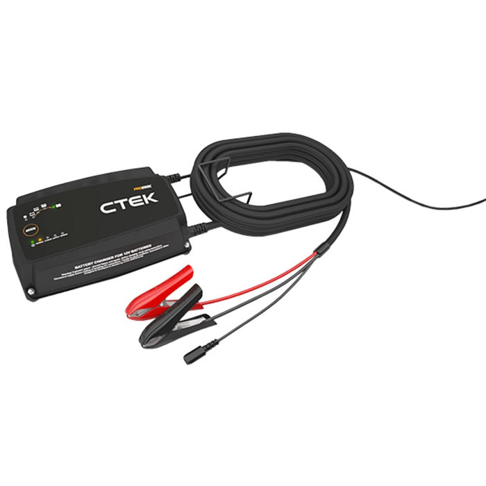 CTEK PRO 25SE Ladegerät 12V inkl. 6m Kabel und Wandhalter