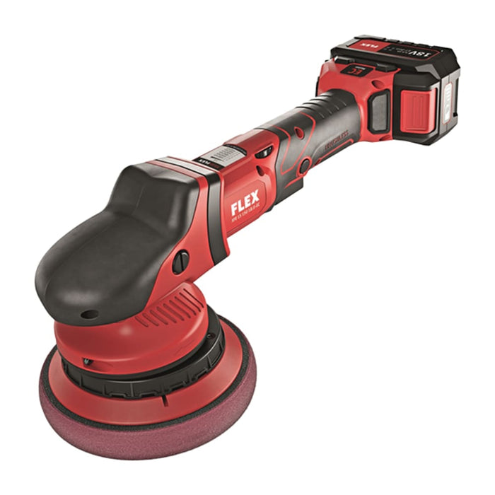 FLEX Akku- Exzenterpolierer freilaufend XFE 15 150 18.0-EC/5.0 P-Set