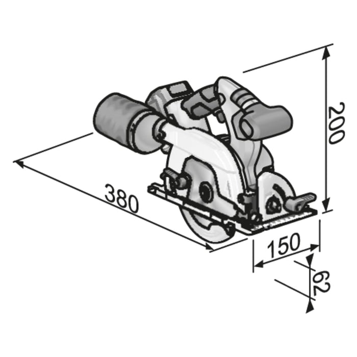 FLEX CS 62 18.0-EC C Kreissäge