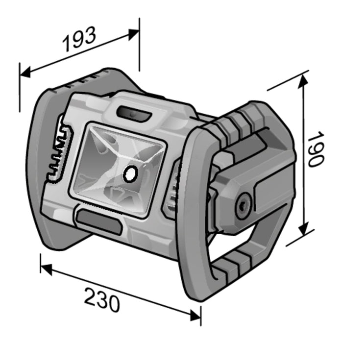 FLEX CL 2000 18.0 Akku-Lampe