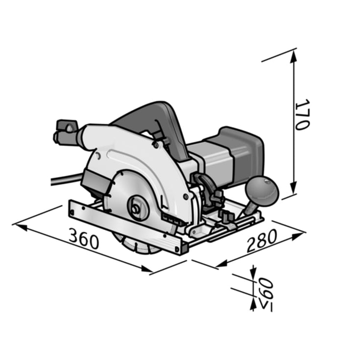 FLEX Nass Steinsäge CS 60 WET 230/CEE-PRCD