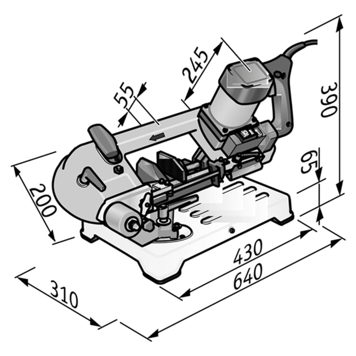 FLEX Metall Bandsäge SBG 4910 230/CEE