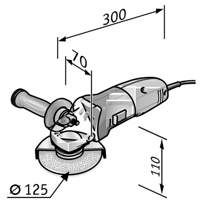 FLEX Winkelschleifer LE 14-7 125 INOX 230/CEE