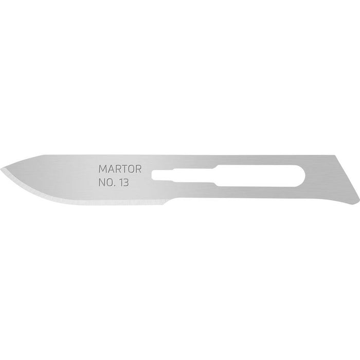 MARTOR SKALPELLKLINGE 13 Spezialschliff Cuttermesser-Ersatzklinge 66 mm Stahl 10 St.