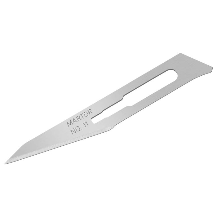 MARTOR SKALPELLKLINGE 11 Spezialschliff Cuttermesser-Ersatzklinge 66 mm Stahl 10 St.
