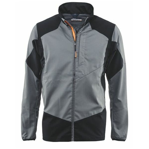 Bundjacke Service, grau / schwarz, Unisex-Größe: 3XL