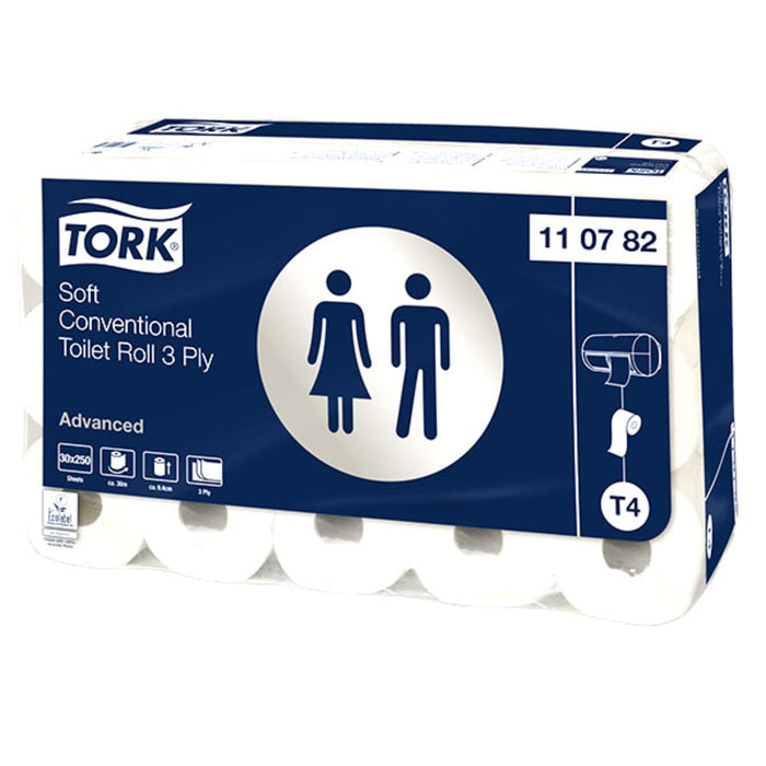 Tork extra weiches Toilettenpapier 3-lagig 30 Rollen