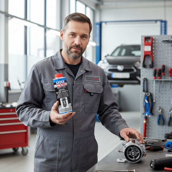 Liqui Moly Diesel Filter Additive in use