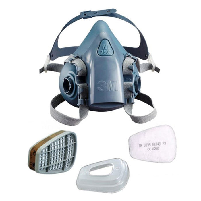 3M Farbspritzmasken-Set (Large) Serie 7500 A2:P3