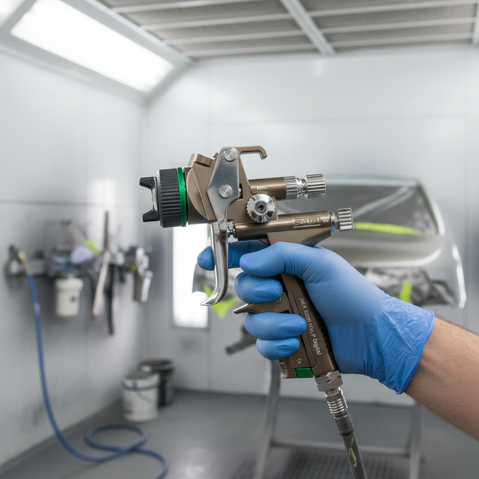 SATAjet X 5500 B HVLP in workshop